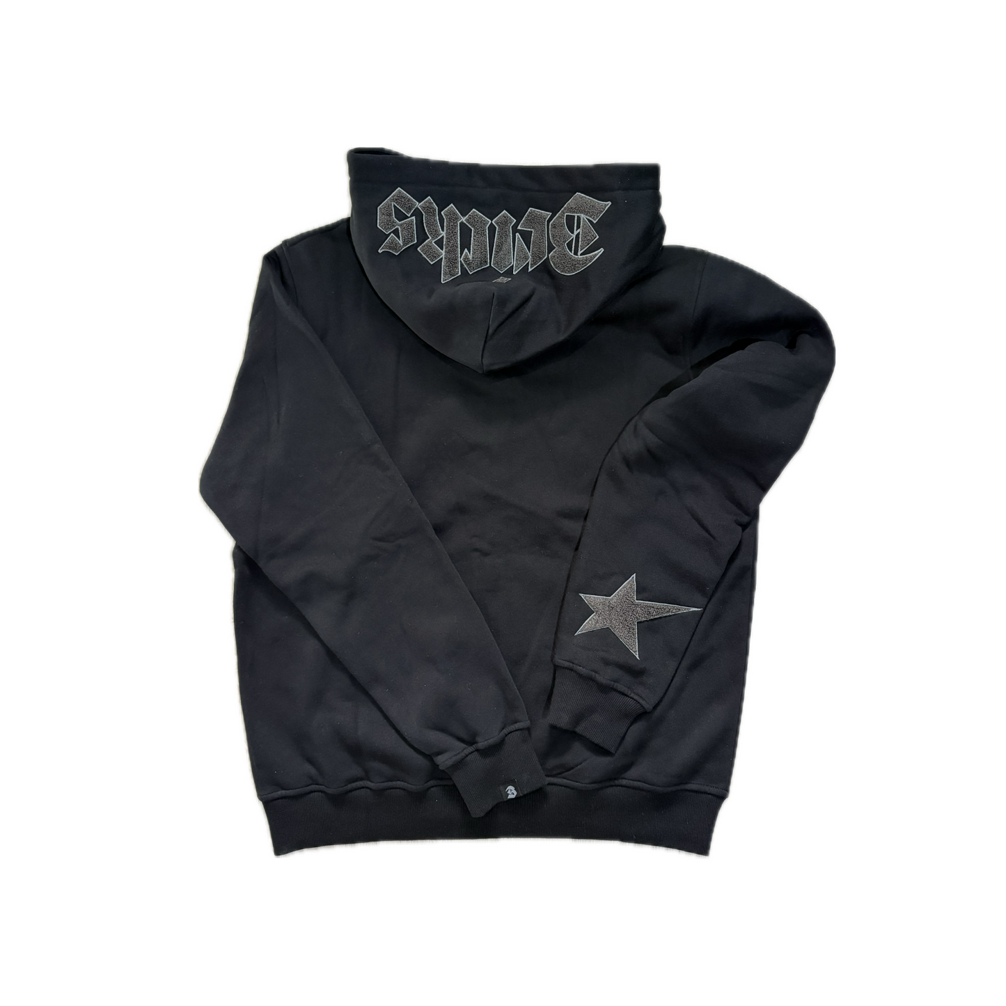 BRICKS BLACK ON BLACK ZIP UP