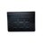 Debossed leather cardholder ( BLACK )